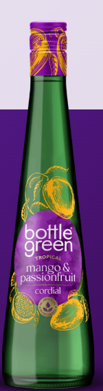 bottle green mango and passionfruti